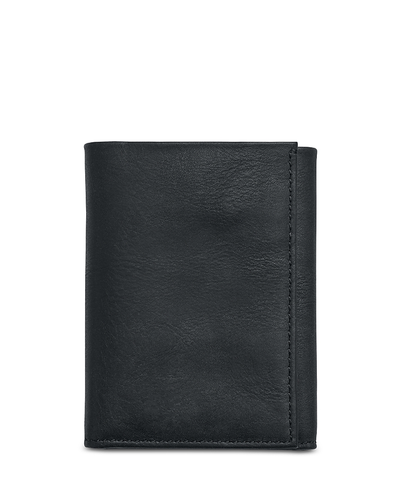 Shinola Trifold Leather Wallet Navigator