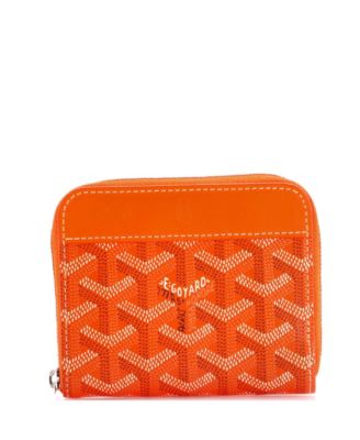PM Matignon Zip Wallet Coated Canvas with Leather