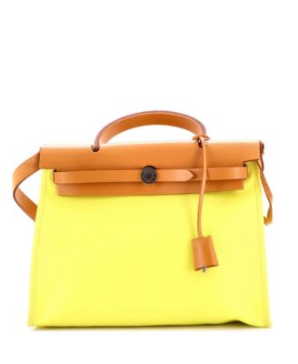 31 Herbag Zip Berline Vache Canvas and Leather
