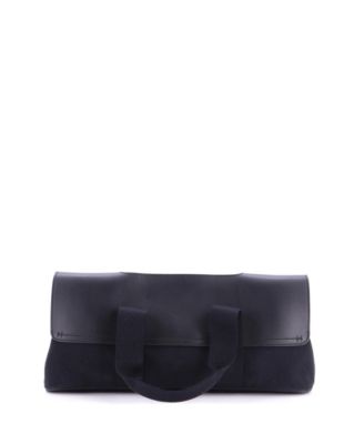 PM Valparaiso East West Bag Toile and Leather
