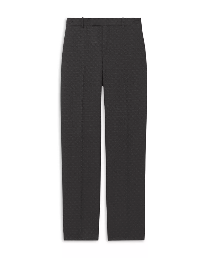 McQueen Skull Jacquard Tailored Trousers