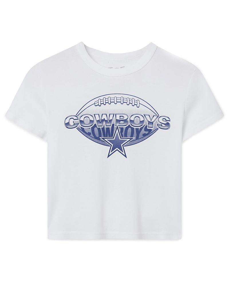 Junk Food Clothing Women's Dallas Cowboys Repeat Baby Tee