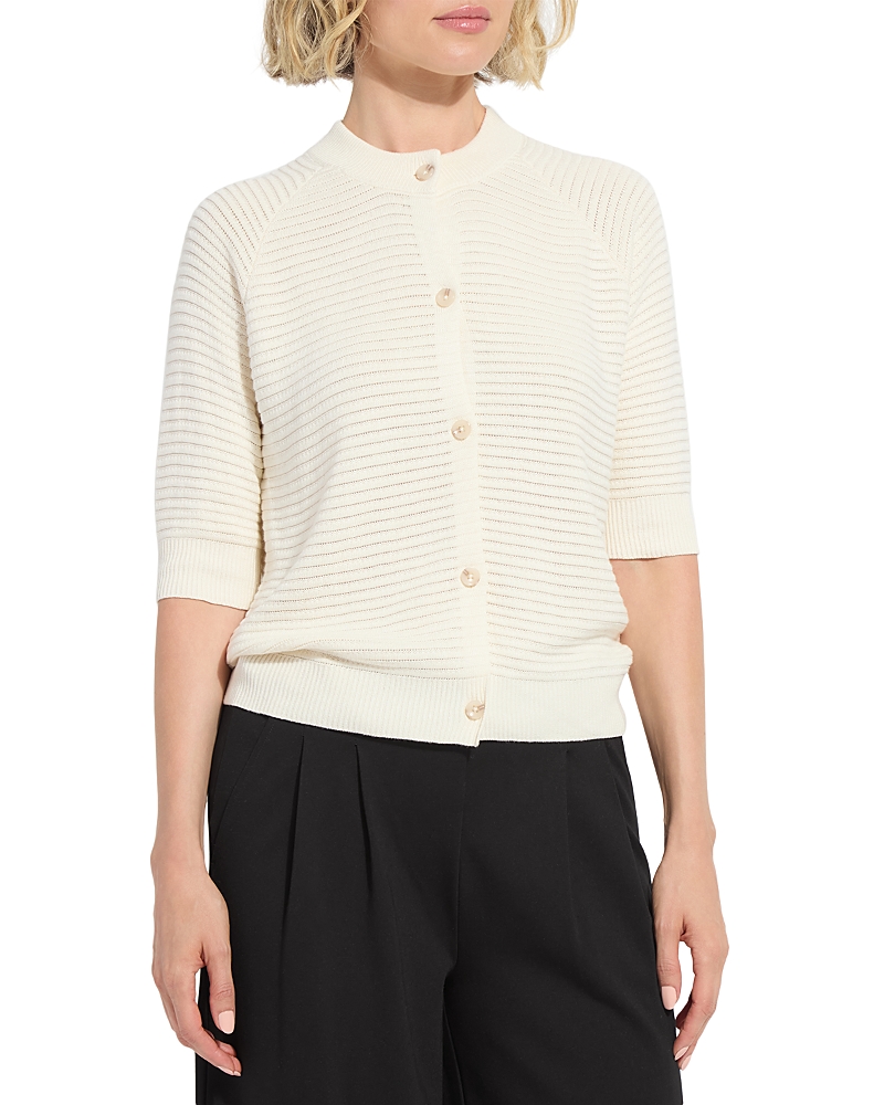Lysse Regina Crewneck Cardigan Sweater