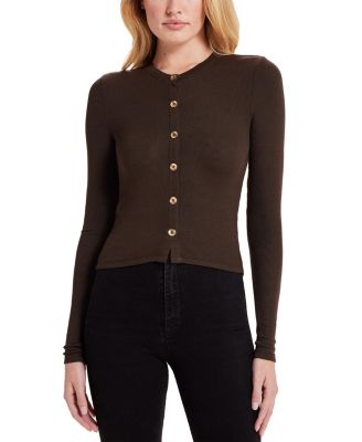 Marina Ribbed Crop Cardigan