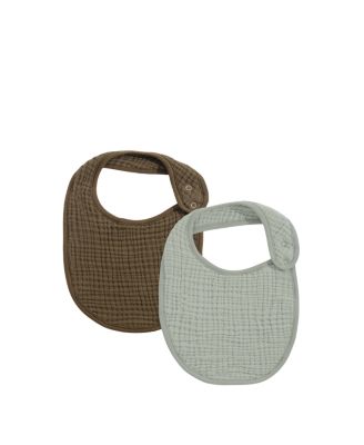  Unisex 2-Piece Muslin Bibs - Baby