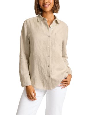 Tommy Bahama Coastalina Relaxed Linen Button Front Shirt