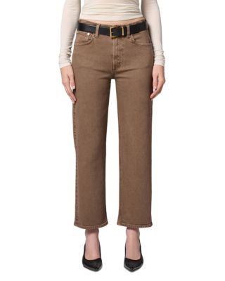 Palma High Rise Straight Jeans in Cocoa