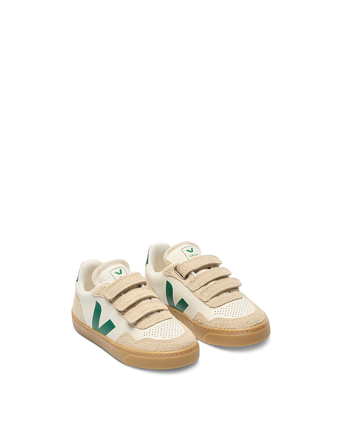Veja Unisex Small V-90 Pure Golf Leather Sneakers Toddler, Little Kid