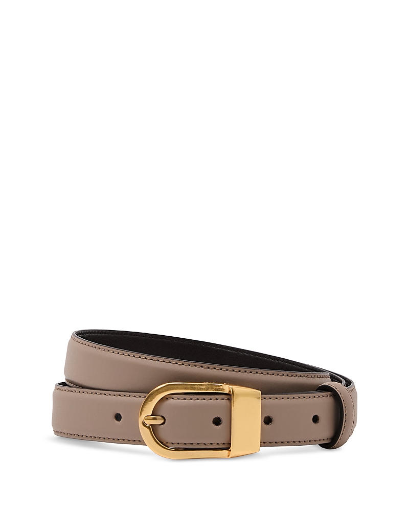 Reiss Hazel Women's Taupe Leather Belt