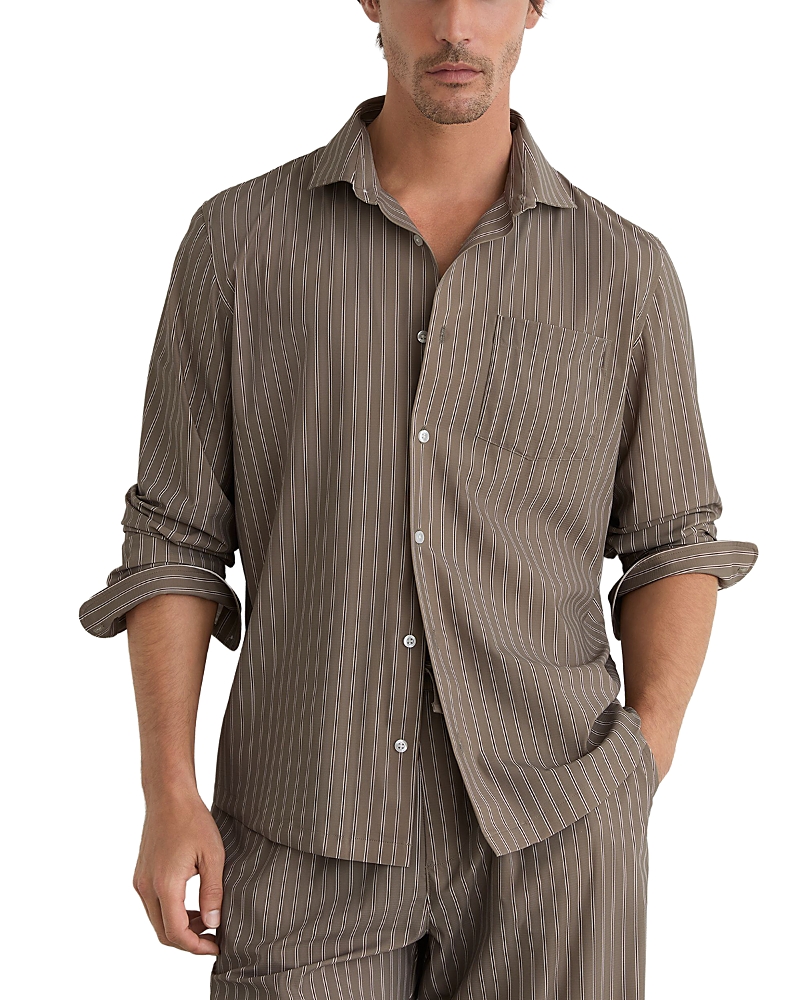 Reiss Peake Printed Stripe Shirt