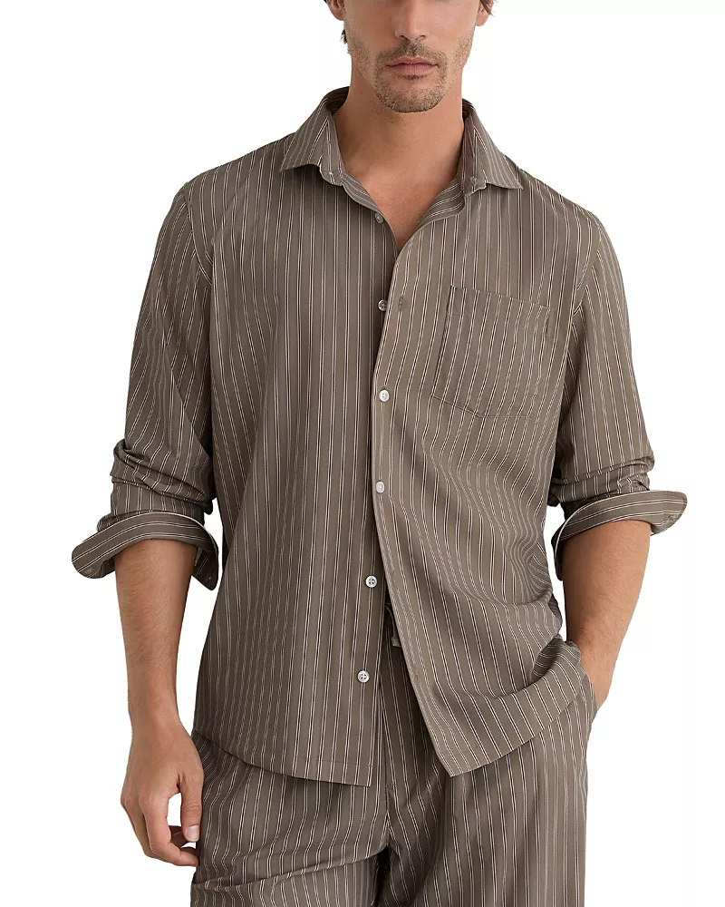 Reiss Peake Printed Stripe Shirt