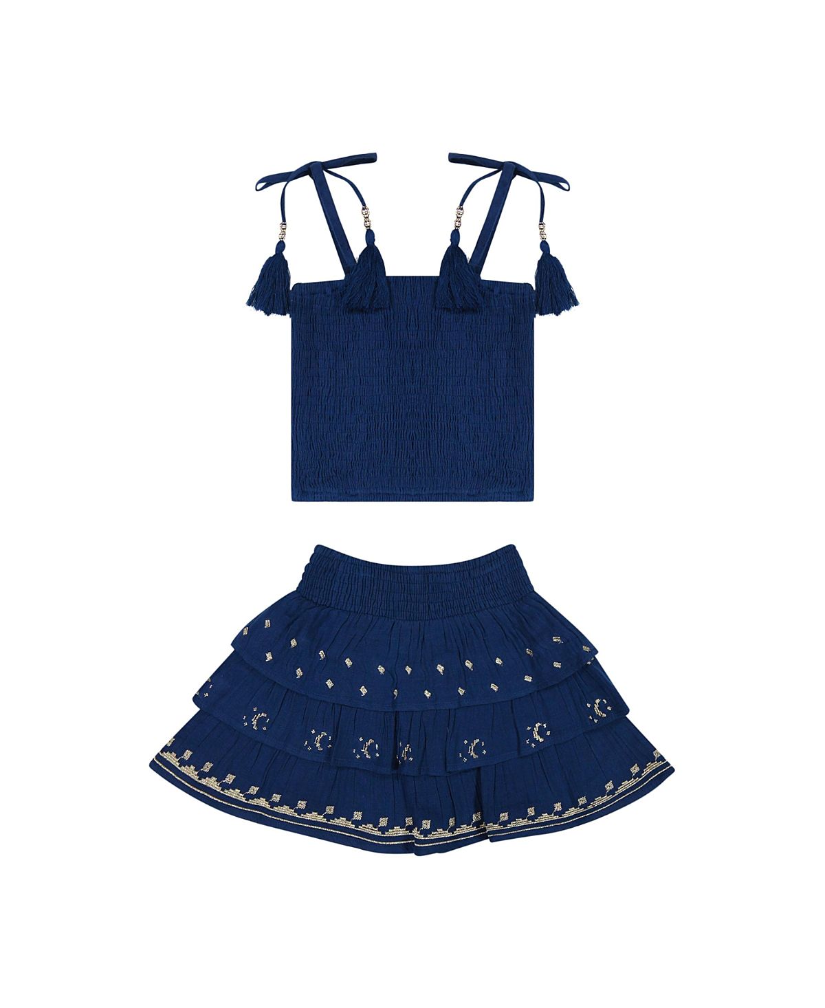 Mer St. Barth Girls' Louisa Top and Skirt Set - Little Kid, Big Kid