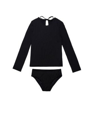 Girls' Freya Rib Long Sleeve Rash Guard Set - Little Kid, Big Kid