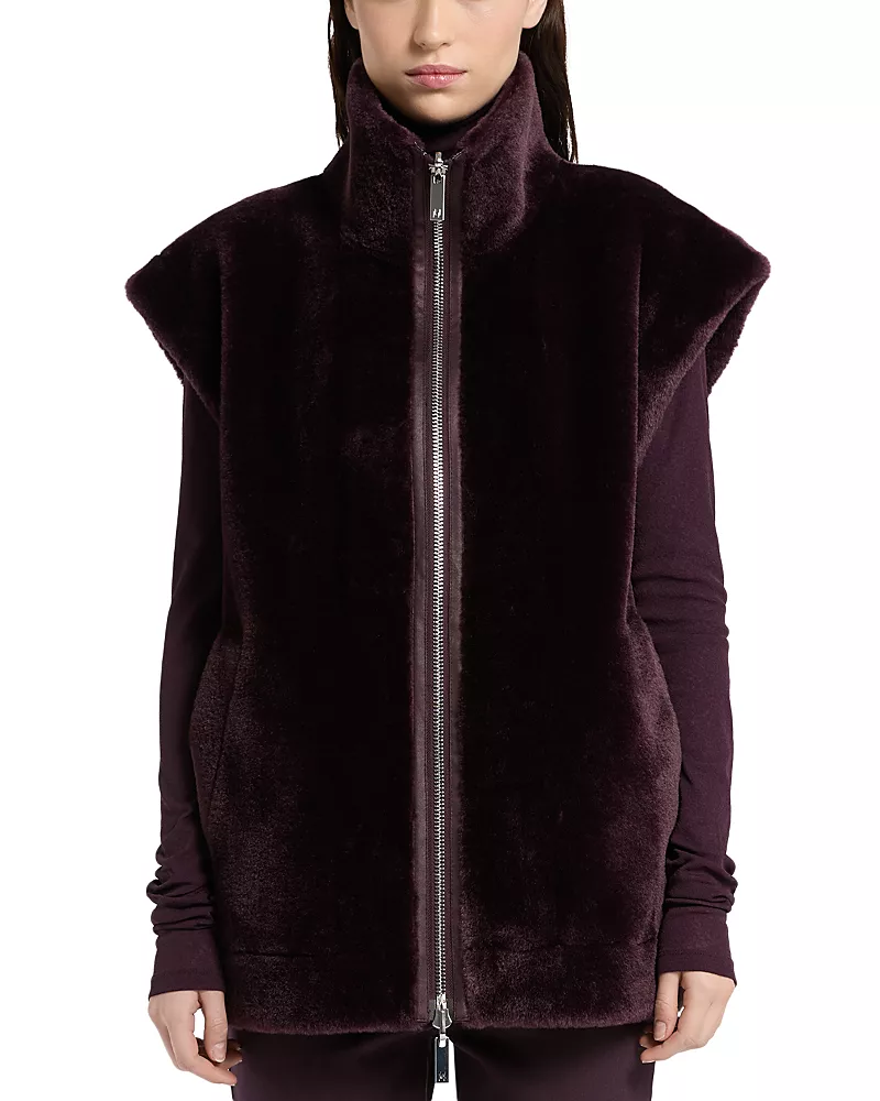 Marella Mllgiurato Faux Fur Vest