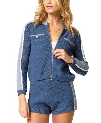 Women's Raya Mixed Stitch Zip Cardi