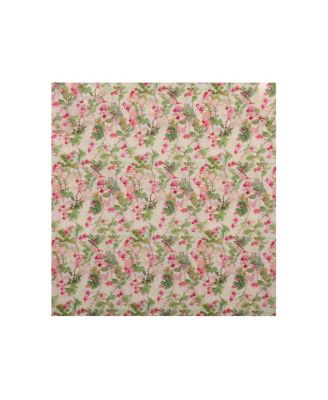  Spring Affair Print Linen Head Scarf