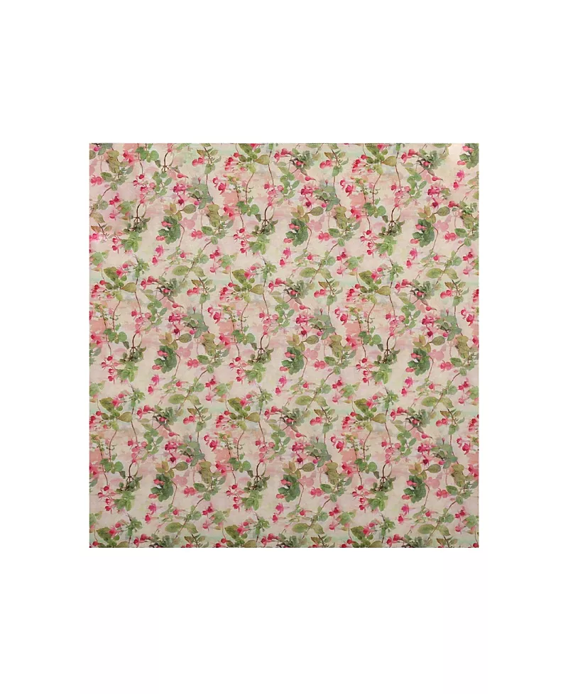 Miss Circle Spring Affair Print Linen Head Scarf
