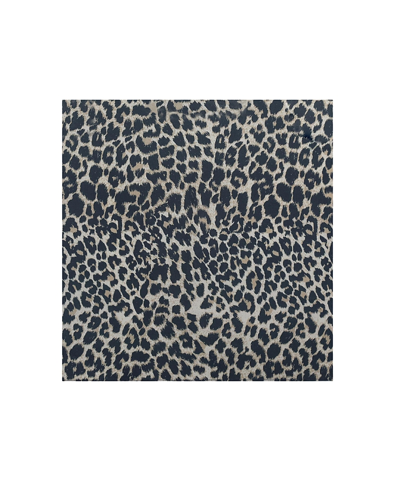 Miss Circle Spring Affair Print Linen Head Scarf