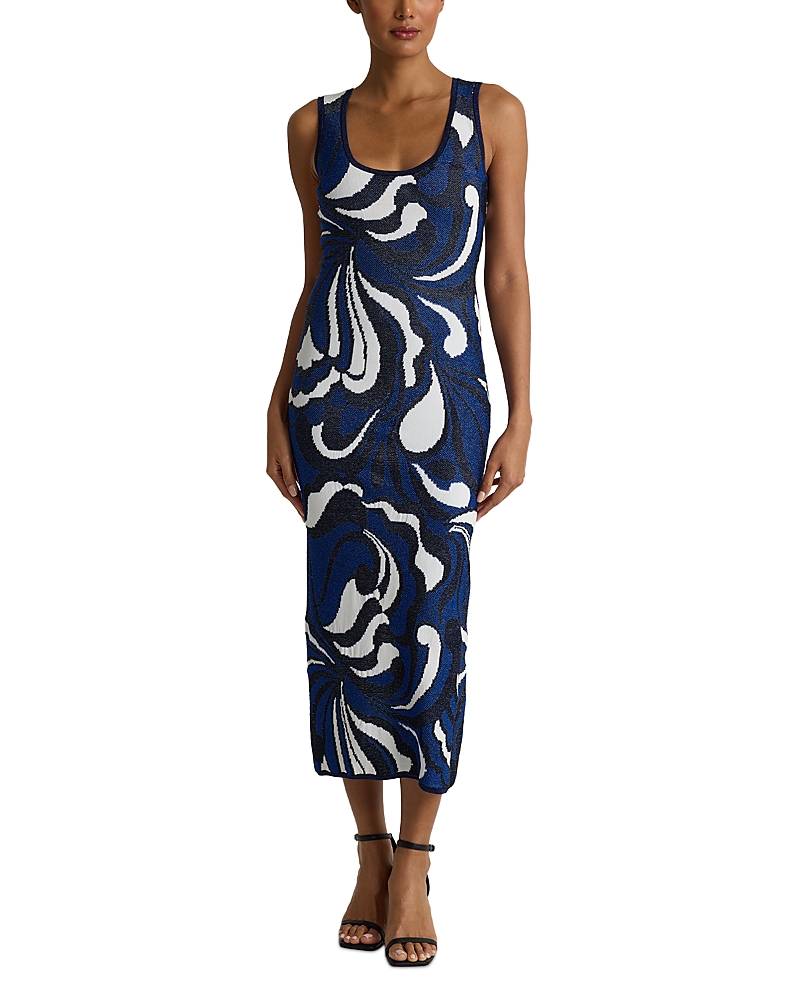St. John Mid Century Midi Dress