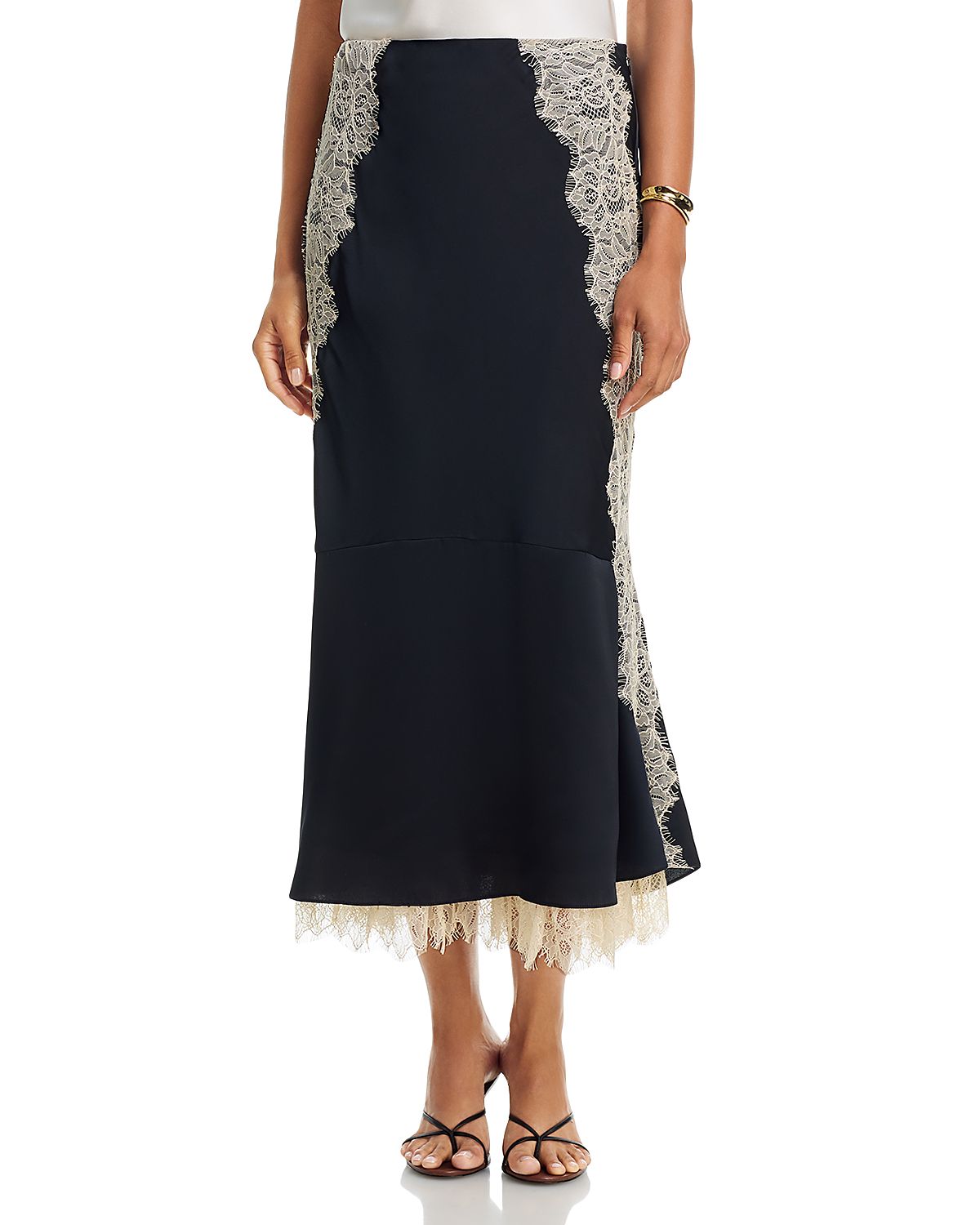 Cinq a Sept Esme Satin Liore Skirt