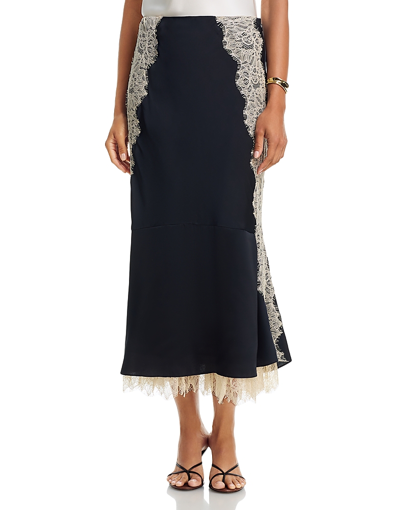 Cinq a Sept Esme Satin Liore Skirt