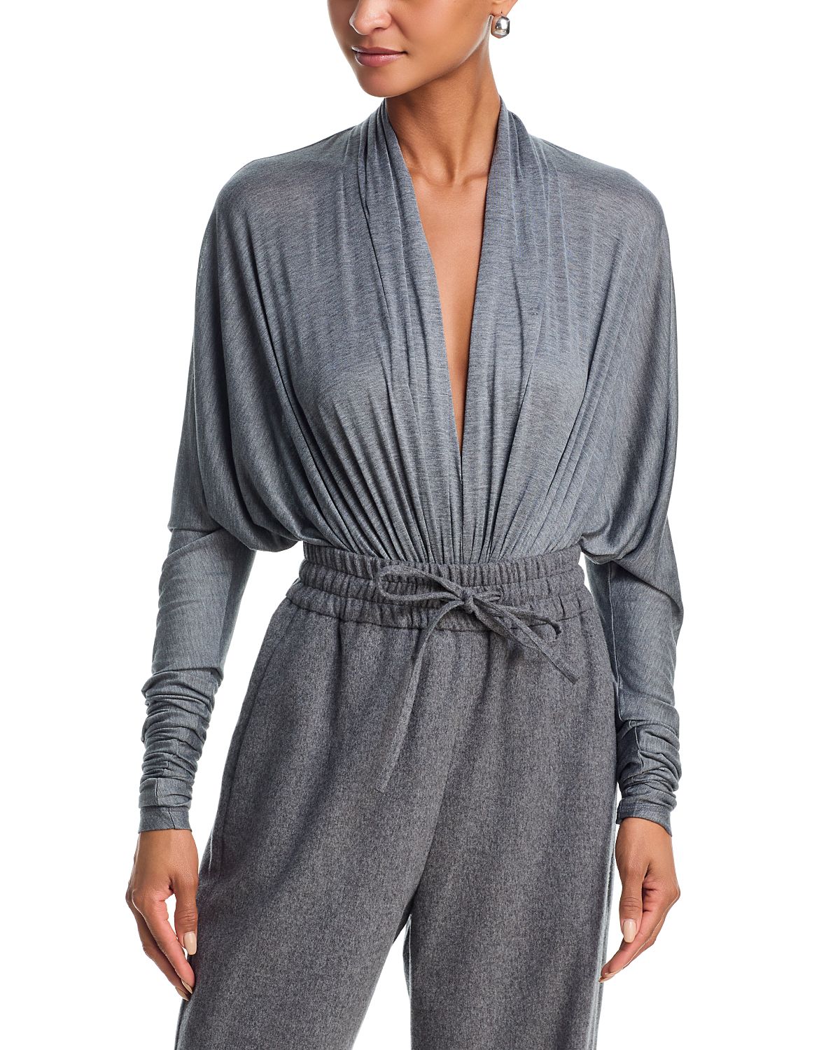 Co Gathered Long Sleeve Bodysuit