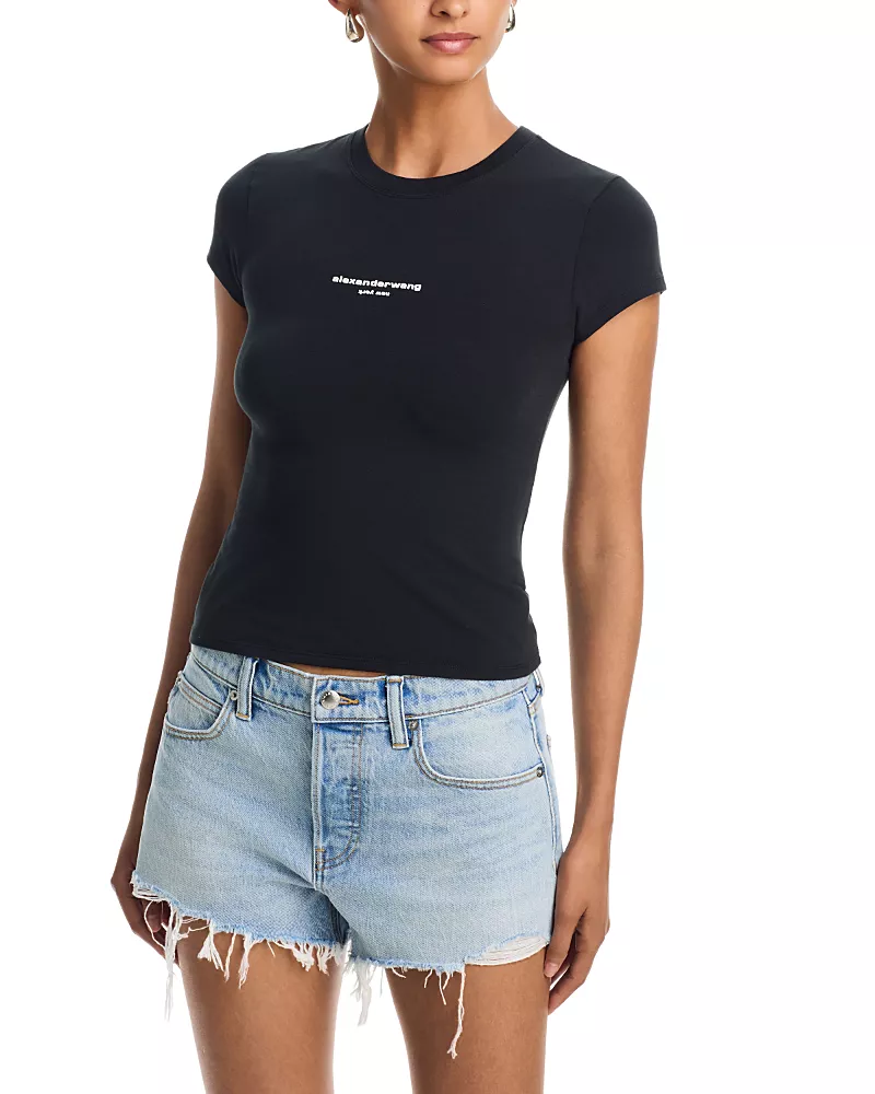 alexanderwang Fitted Logo Tee
