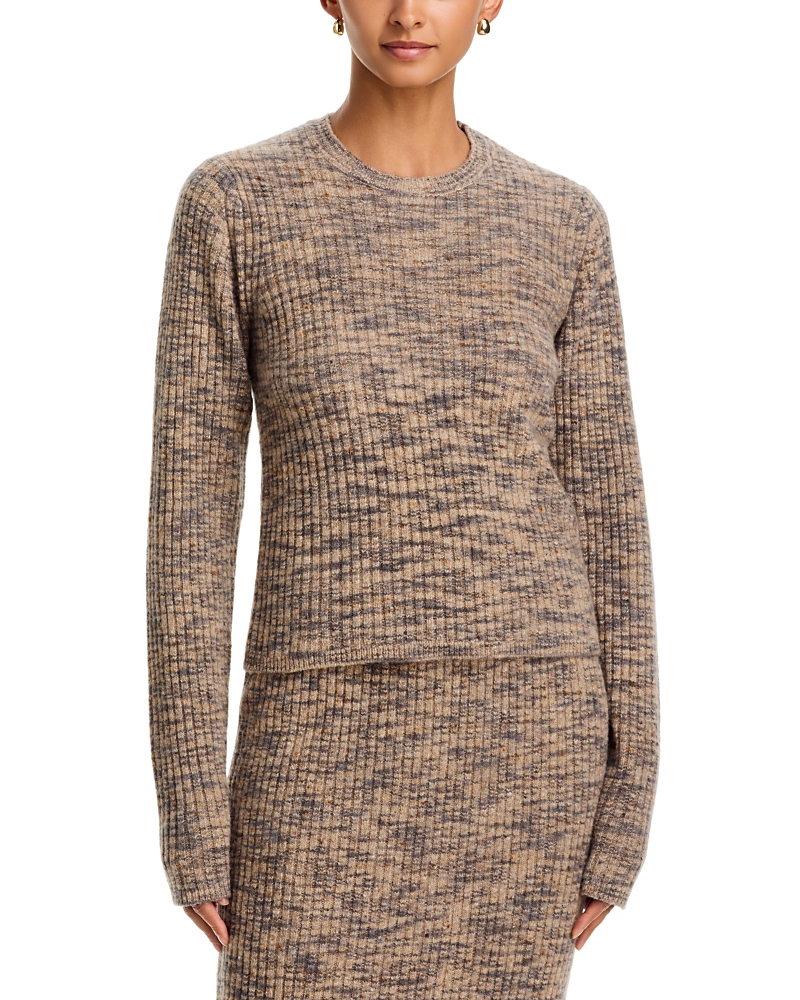 Co Wool and Cashmere Blend Ruched Knit Top