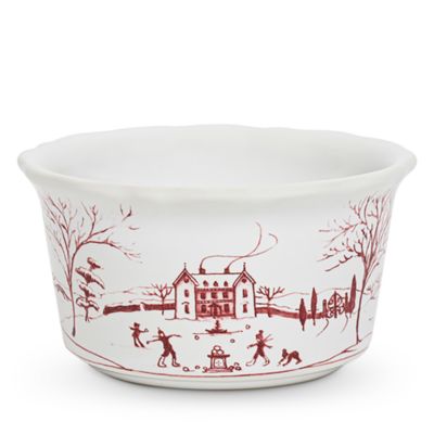 Country Estate Winter Frolic Ramekin, Set of 4