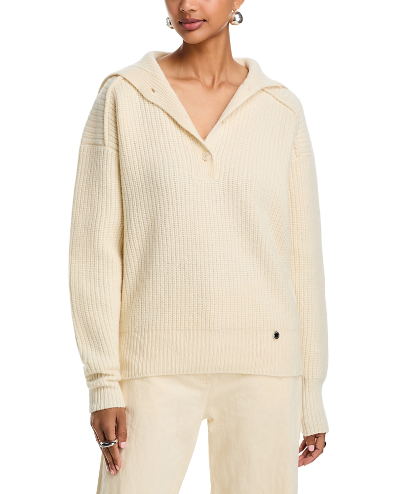 Stella McCartney Cashmere Wool Rib Turtleneck Sweater