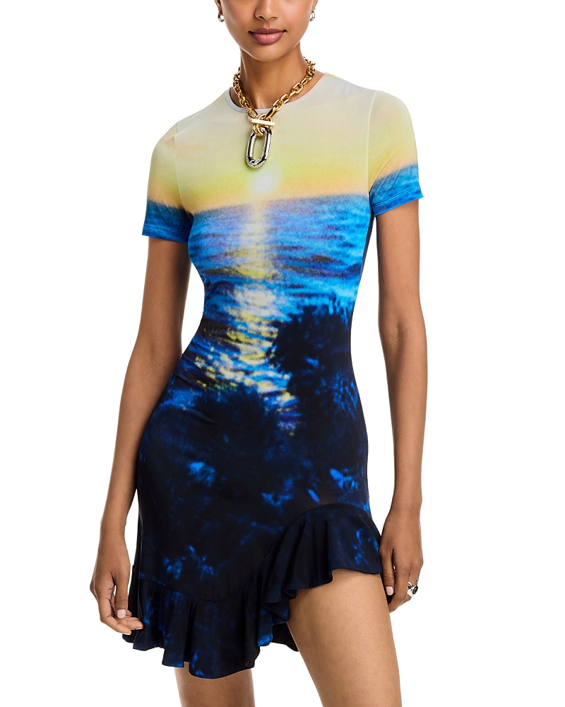 Rabanne Second-Skin Jersey Mini Dress