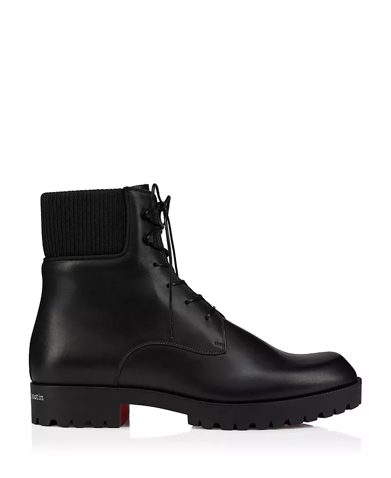 Christian Louboutin Men's Trapman Tct 2 Lace Up Booties