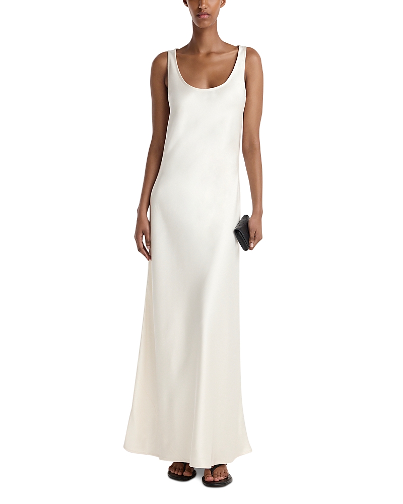 Rohe Scoop Neck Satin Dress