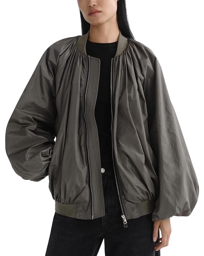Agolde Raffi Bomber Jacket In Fern