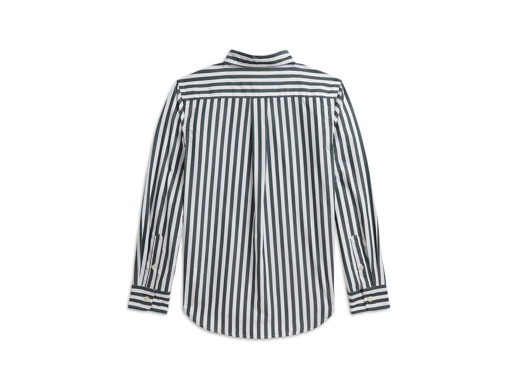 Boys' Striped Cotton Poplin Shirt - Big Kid — Image 6