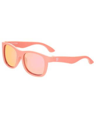 Polarized Navigator with Mirrored Lenses Sunglasses - Big Kid