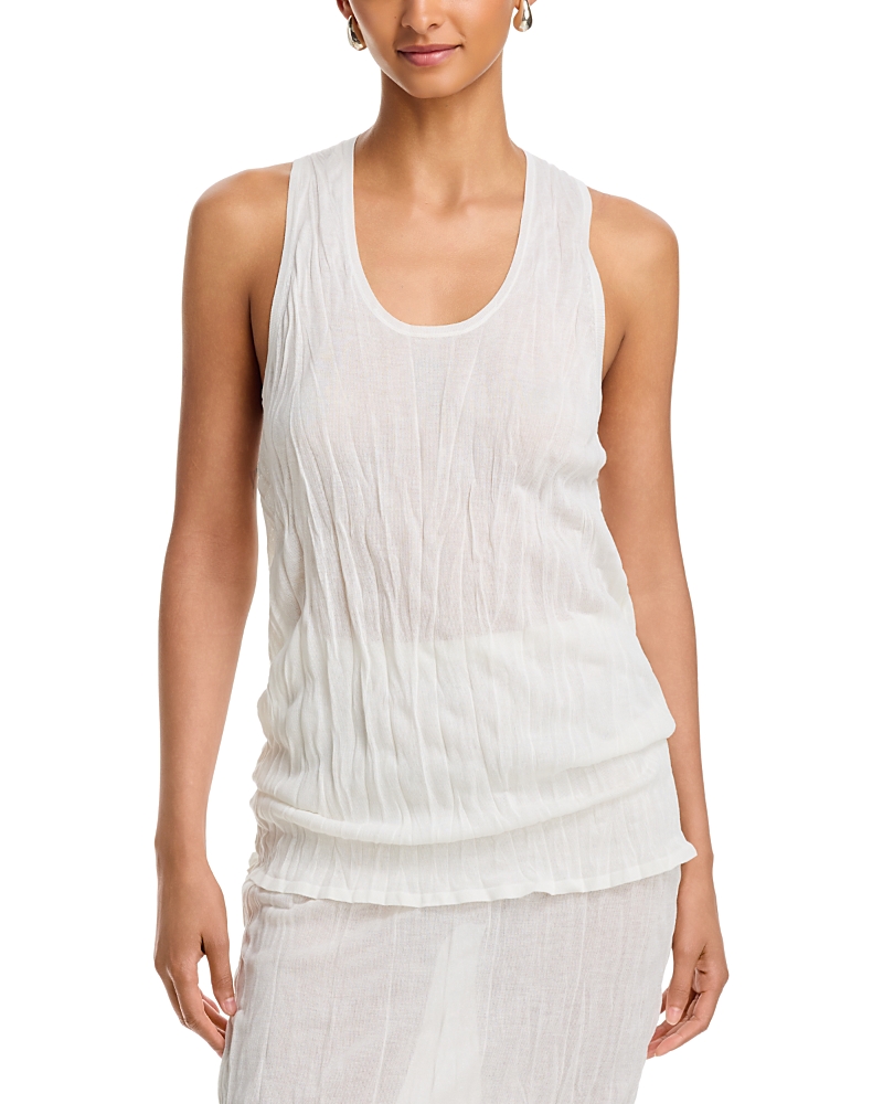 Toteme Crinkled Knit Tank
