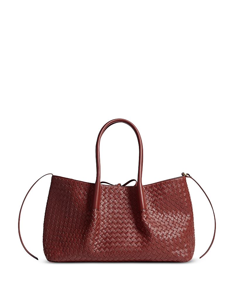 Bottega Veneta Pinacoteca Reversible Intrecciato Leather Tote