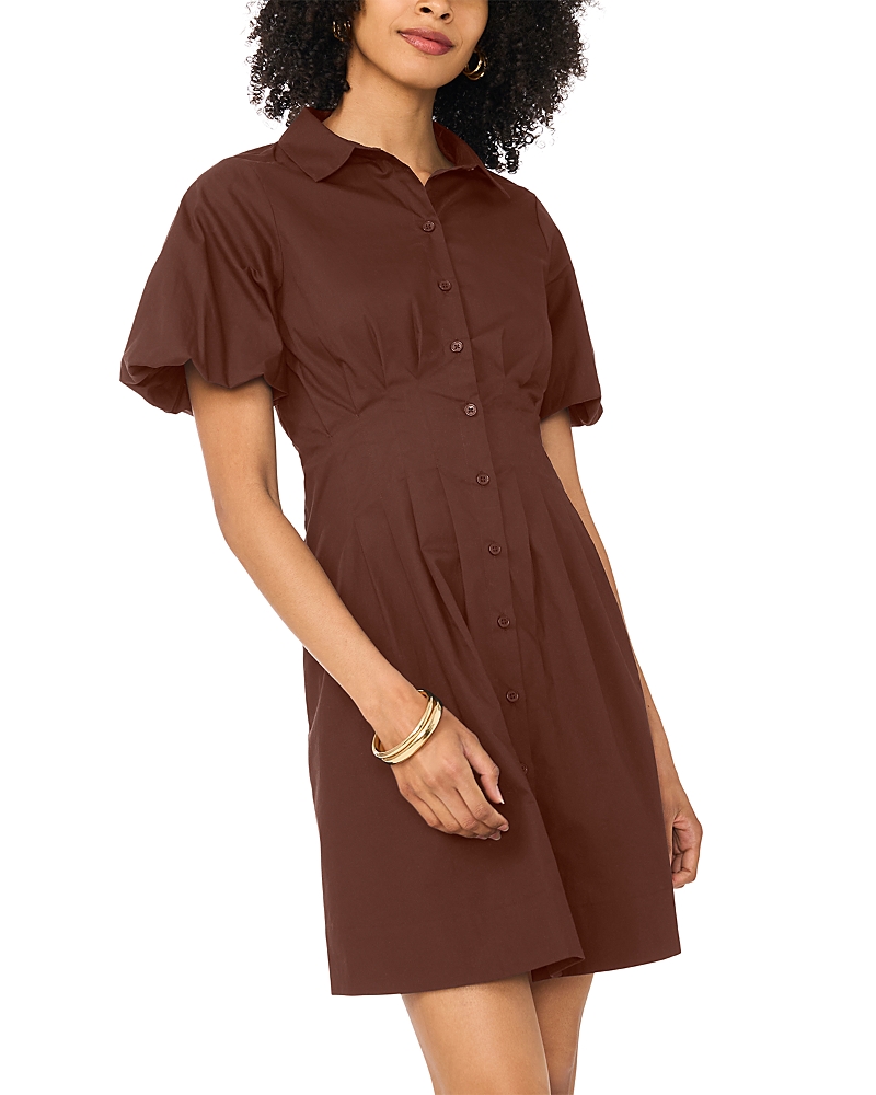 Vince Camuto Puff Sleeve Corset Mini Dress