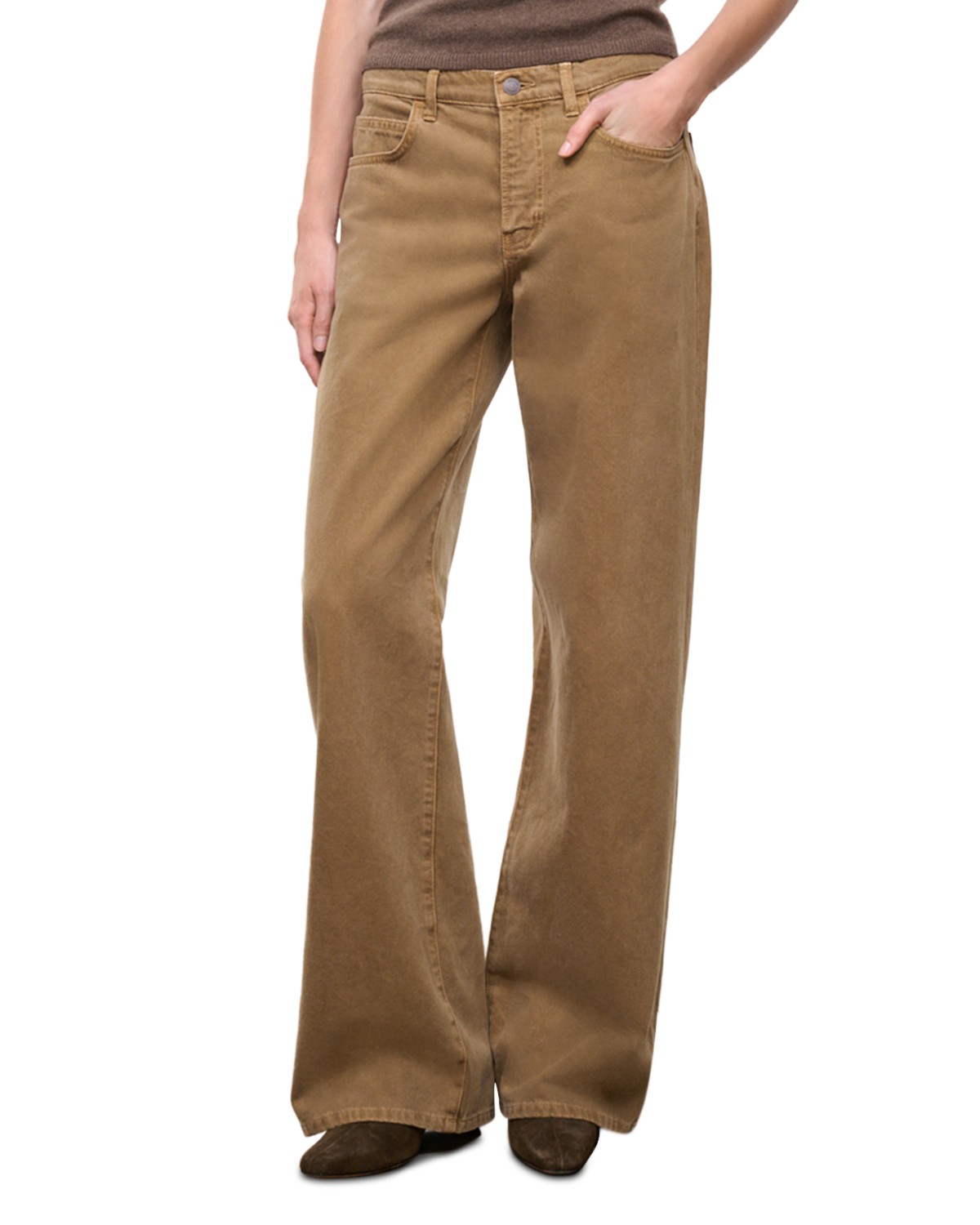 Gus Mid Rise Relaxed Jeans in Portobello