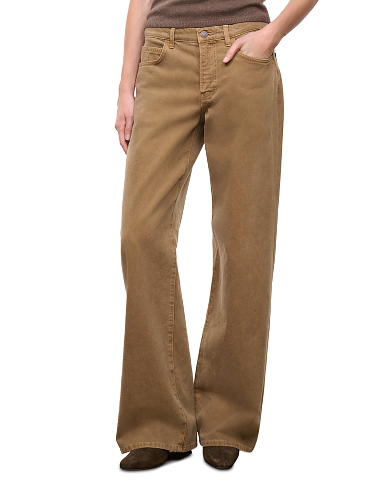 Staud Gus Mid Rise Relaxed Jeans