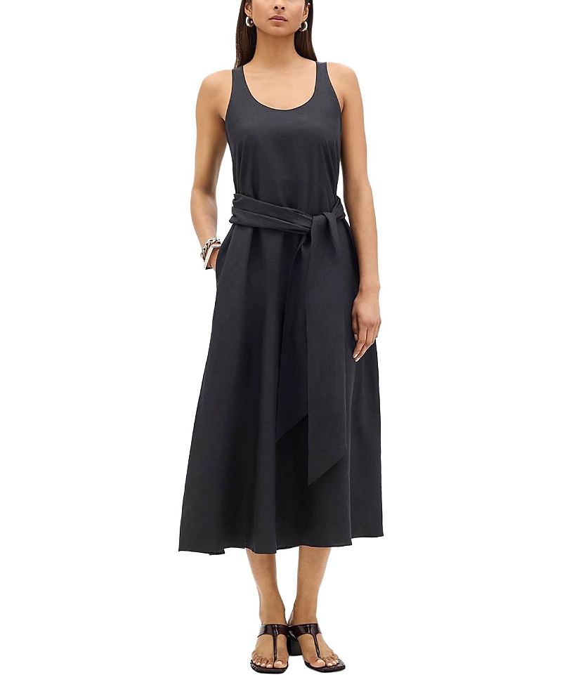 Another Tomorrow Sarong Linen Dress