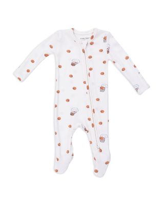 Boys' Mini Basketballs 2 Way Zipper Footie - Baby
