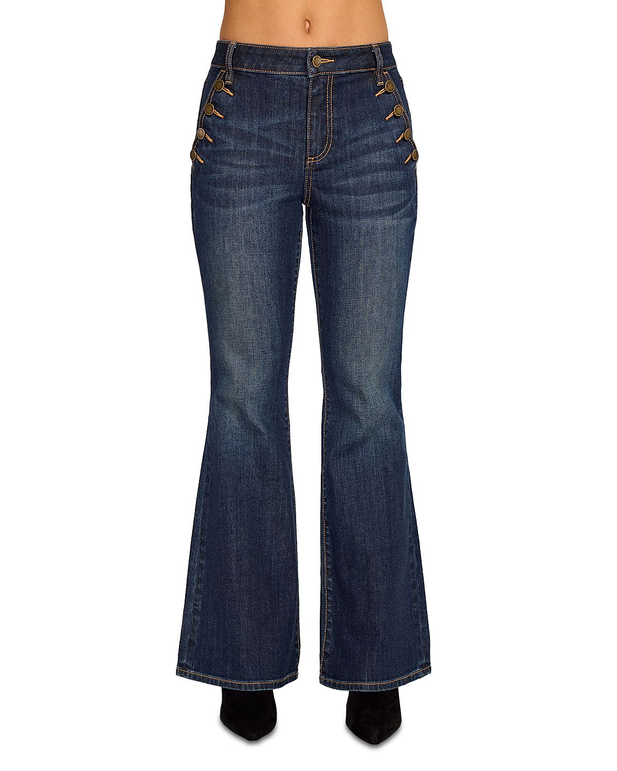 Ramy Brook Demi Helena High Rise Flare Leg Jeans