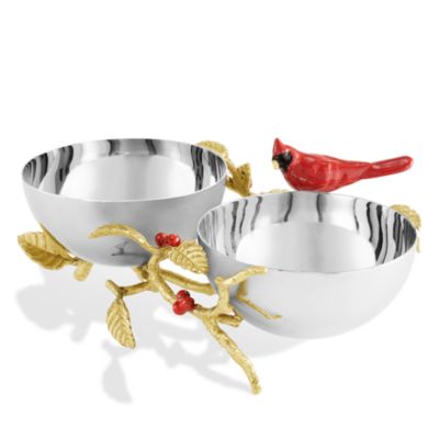 Cardinal Double Bowl