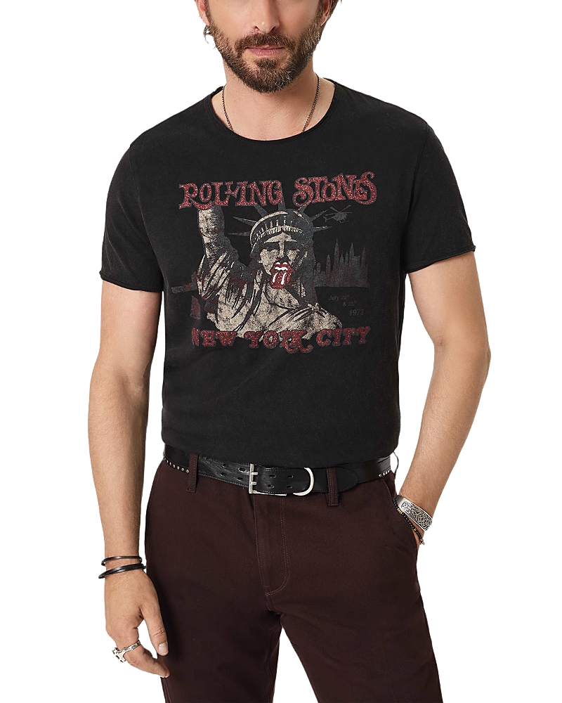 John Varvatos Raw Edge Rolling Stones Liberty Graphic T-Shirt