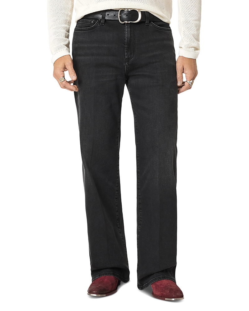 John Varvatos Silas Straight Fit 33 Jeans in Black