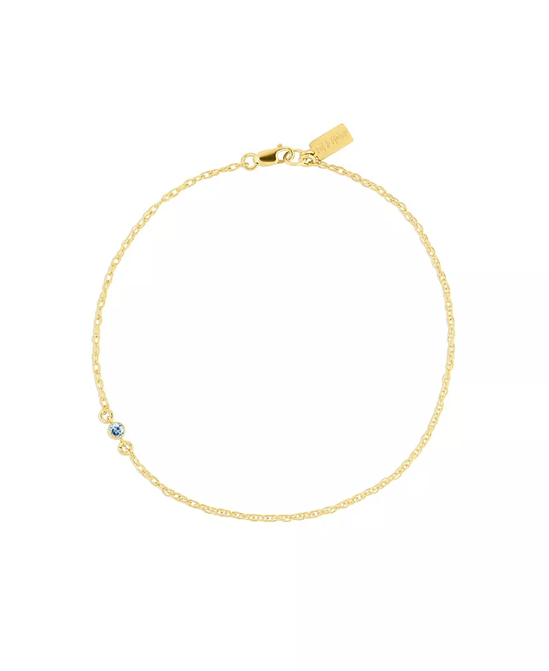Set & Stones Something Blue Anklet