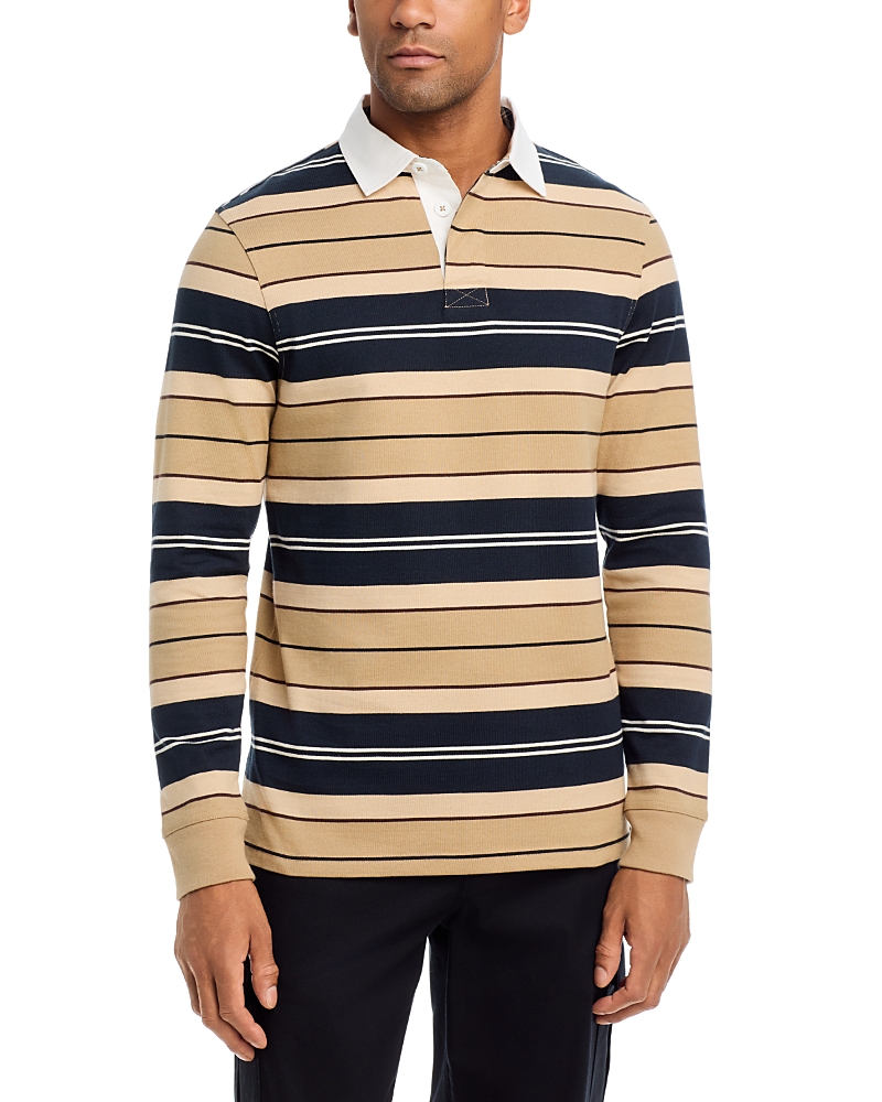 Barbour Tartan Stripe Cotton Rugby Shirt