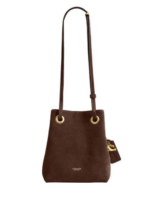 Sue Mini Suede Drawstring Crossbody
